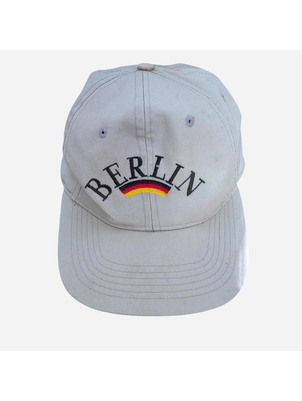 Vintage 90s Berlin Souvenir Hat with Germany Flag